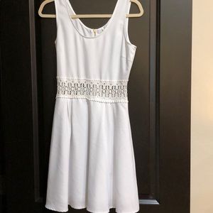 White Dress with lace detail